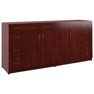 Large Credenza, Buffet Cabinet for Office or Boardroom