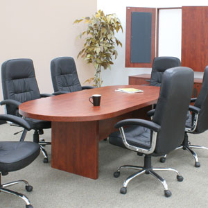Bargain 6ft - 10ft Conference Room Table - Cherry, Mahogany or Maple