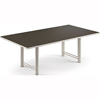 6ft - 18ft Modern Conference Table, Black Conference Table