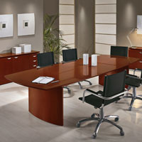 8' - 10' Modern Conference Table, Modern Boardroom Table