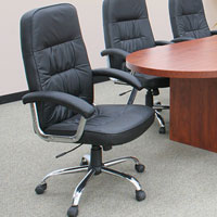 Leather Conference Chairs, High Back Chairs