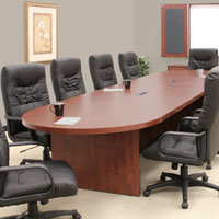 Bargain 12ft - 24ft Large Conference Table - Cherry, Mahogany or Maple