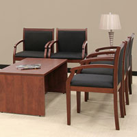 Guest Chairs, Wooden Office Side Chairs