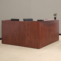 Best Value L-Shaped Reception Desk (72"/78"D)