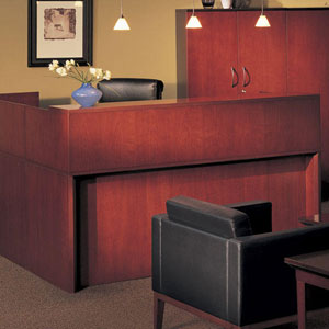 Modern L Shaped Reception Desk